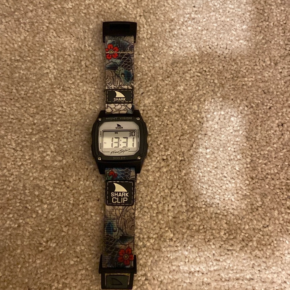 Freestyle shark clip watch D-koi tattoo black